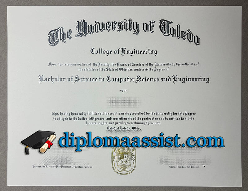Buy University of Toledo diploma