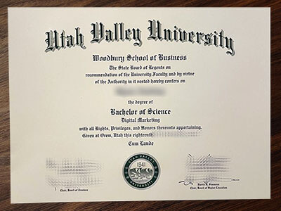 Order Utah Valley University diploma