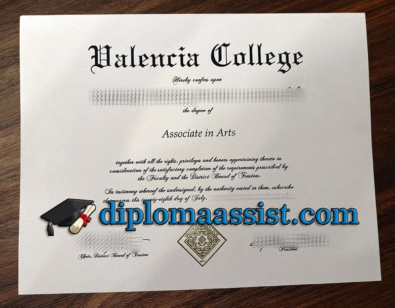 Buy Valencia College diploma