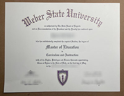 get a Weber State University diploma