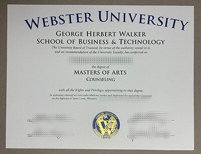 order Webster University diploma