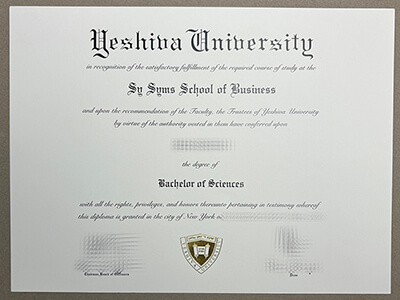 make Yeshiva University diploma
