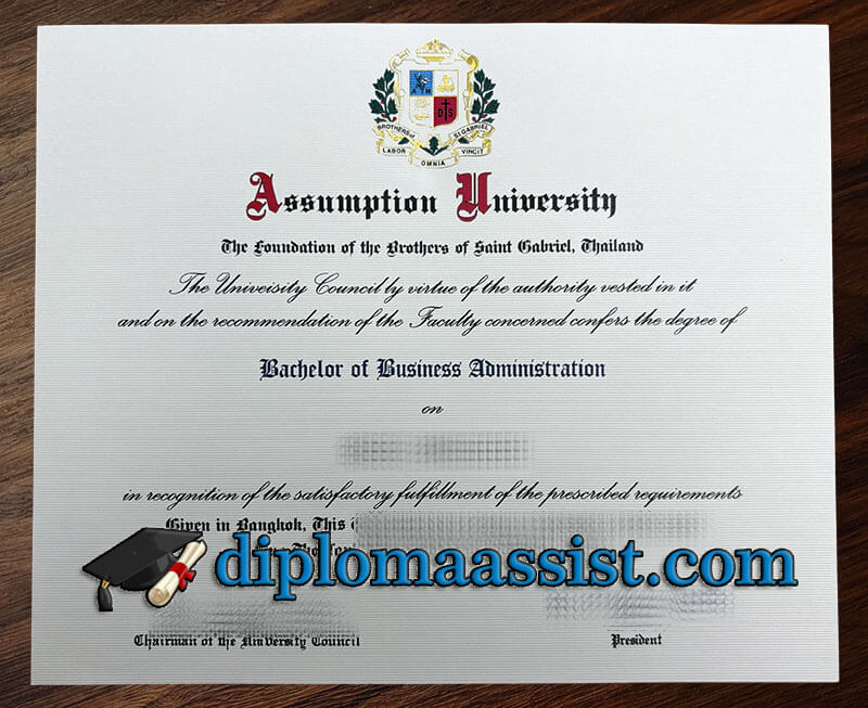 Buy Assumption University diploma