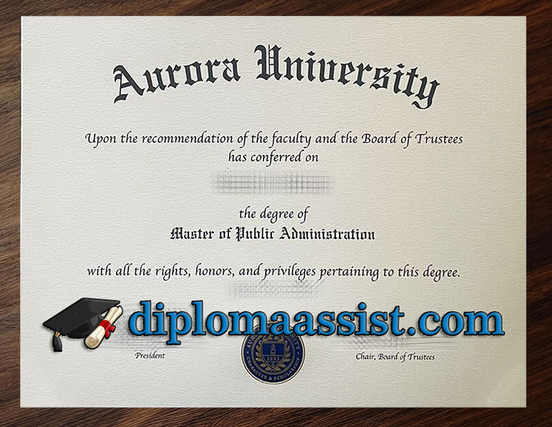 Where to order Aurora University diploma?