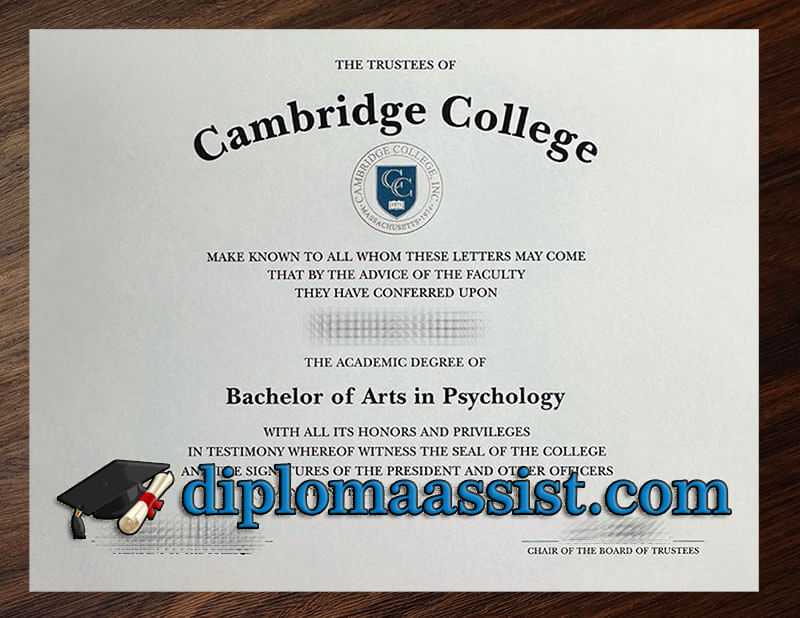 buy Cambridge College diploma