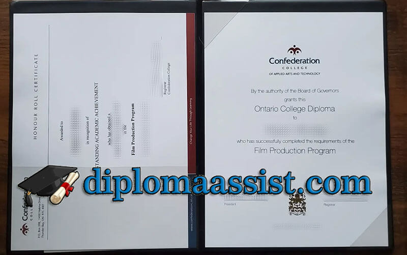 Buy Confederation College diploma