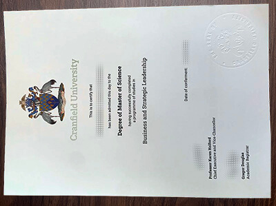 Where to buy Cranfield University diploma