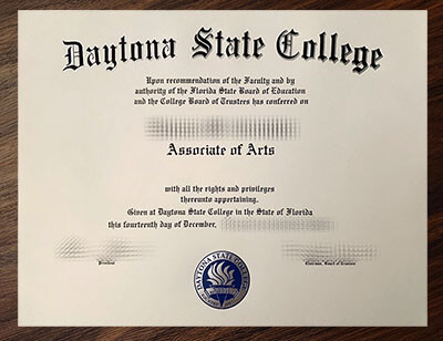 fake Daytona State College diploma