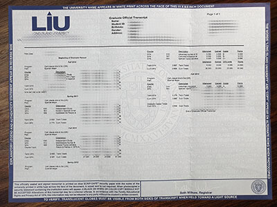 order Long Island University certificate