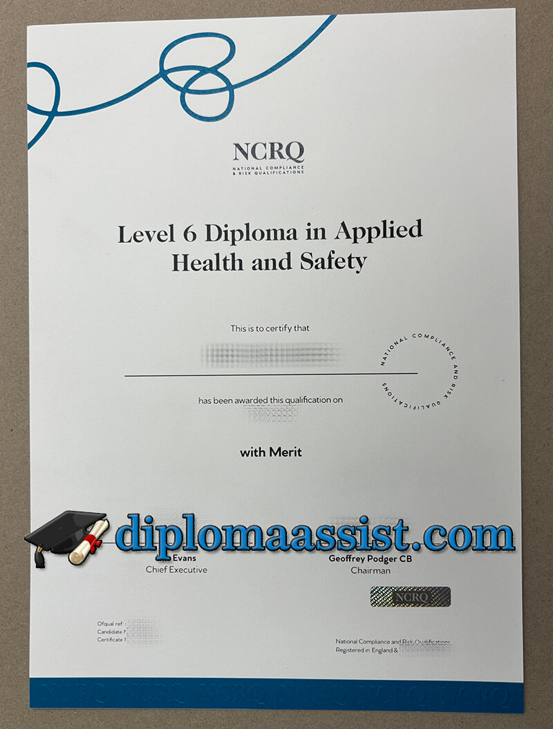 NCRQ Level 6 certificate, get NCRQ Level 6 diploma
