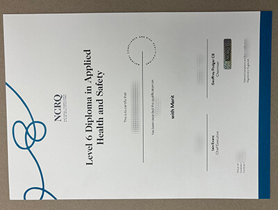 NCRQ Level 6 diploma