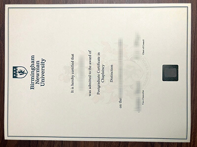 order Birmingham Newman University diploma