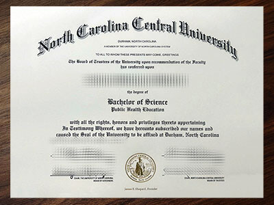 Order NC Central diploma