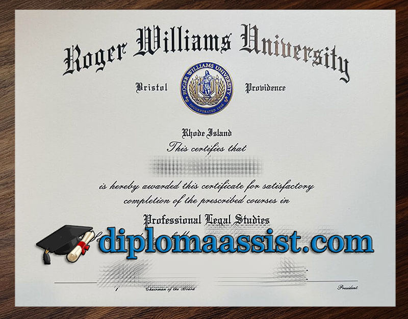 Buy RWU degree online