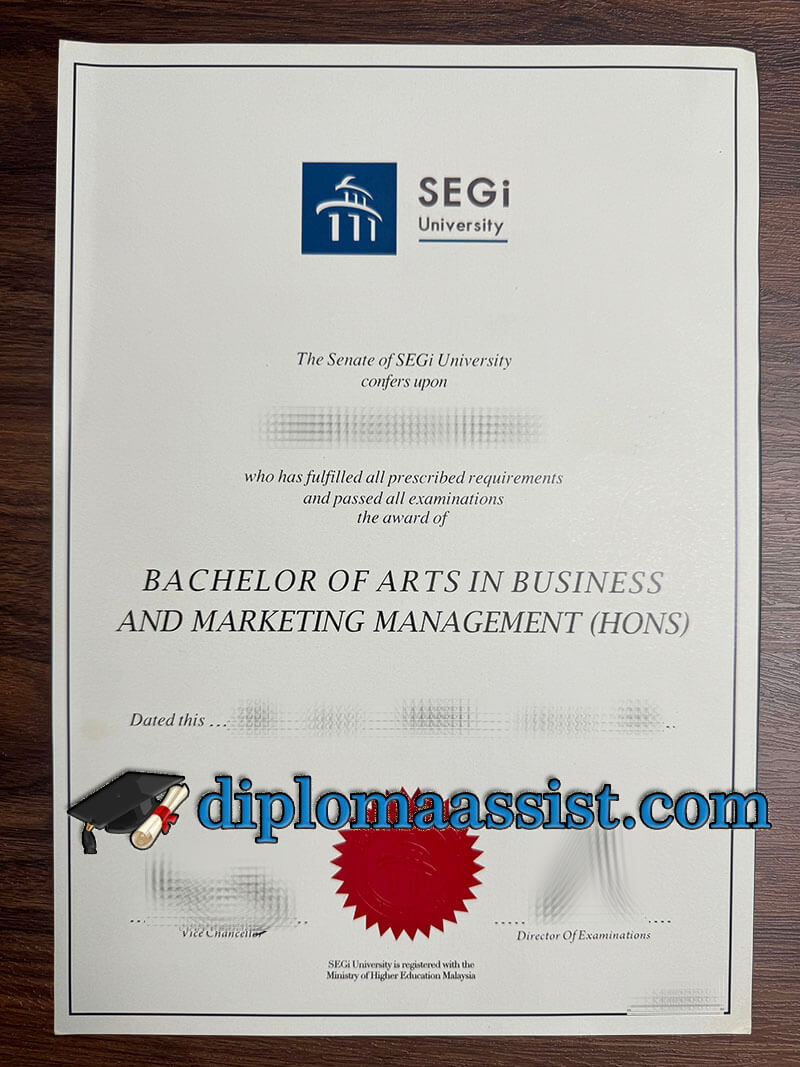 How to buy SEGI University degree?