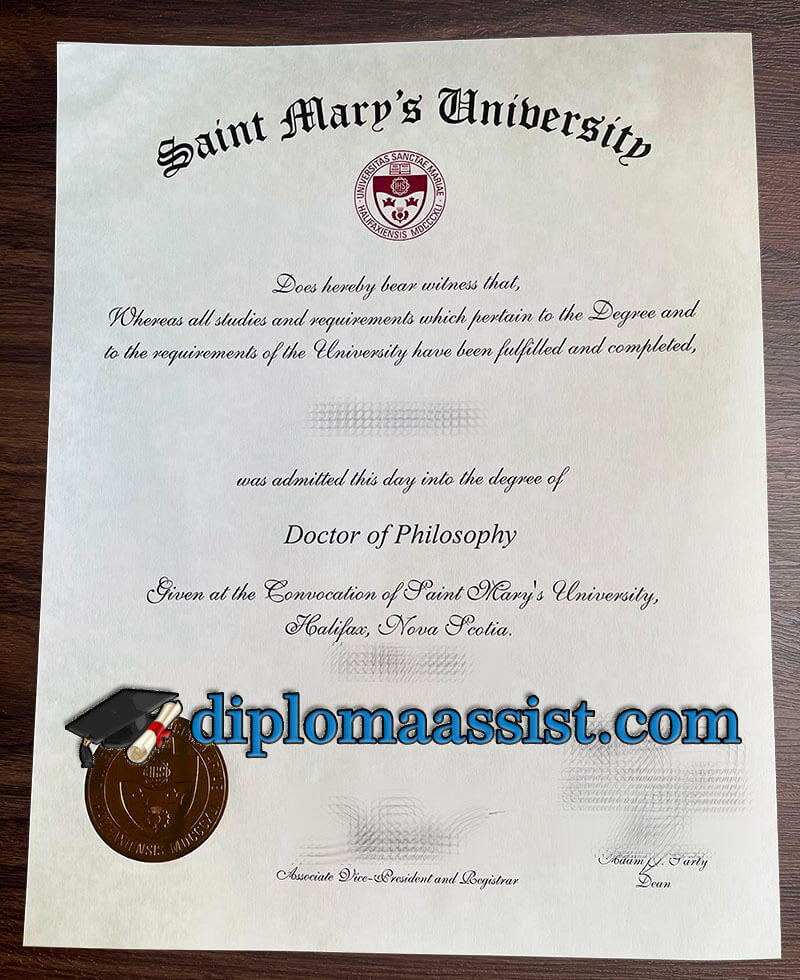 Buy Saint Mary's University diploma