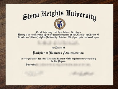 Order Siena Heights University diploma