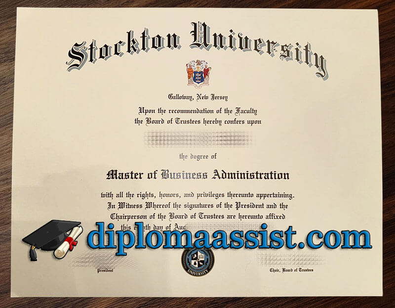 Where to order Stockton University diploma?