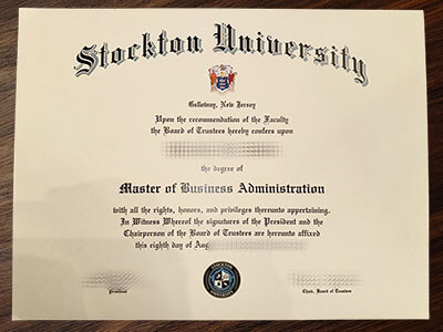 Can I order Stockton University degree