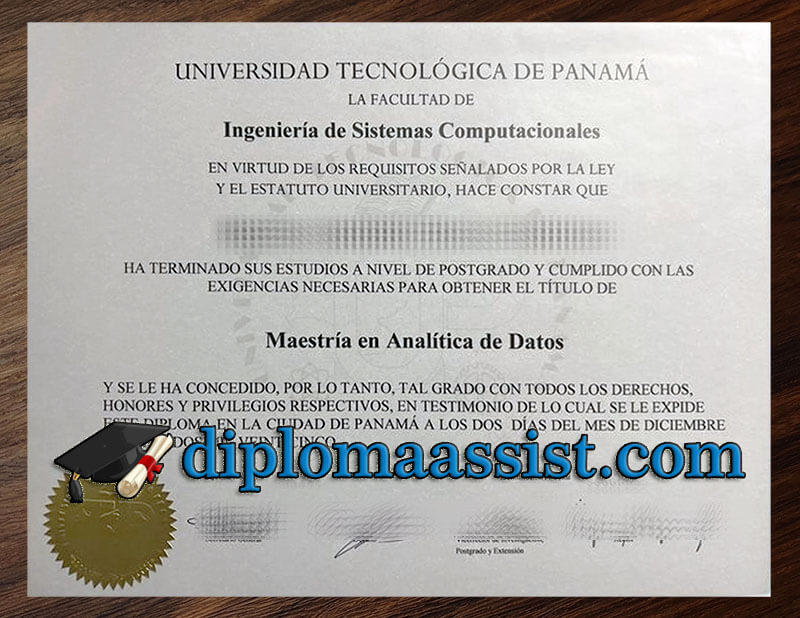 Buy Technological University of Panama diploma