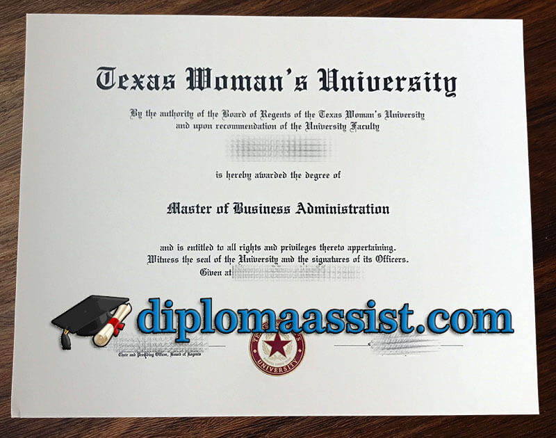 Order Texas Woman's University diploma