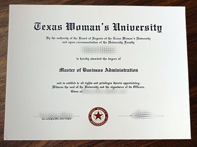 Texas Woman's University diploma replace