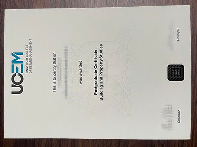 order UCEM certificate