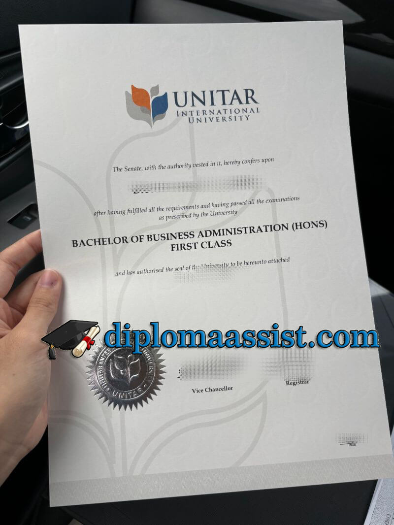 Buy UNITAR International University diploma