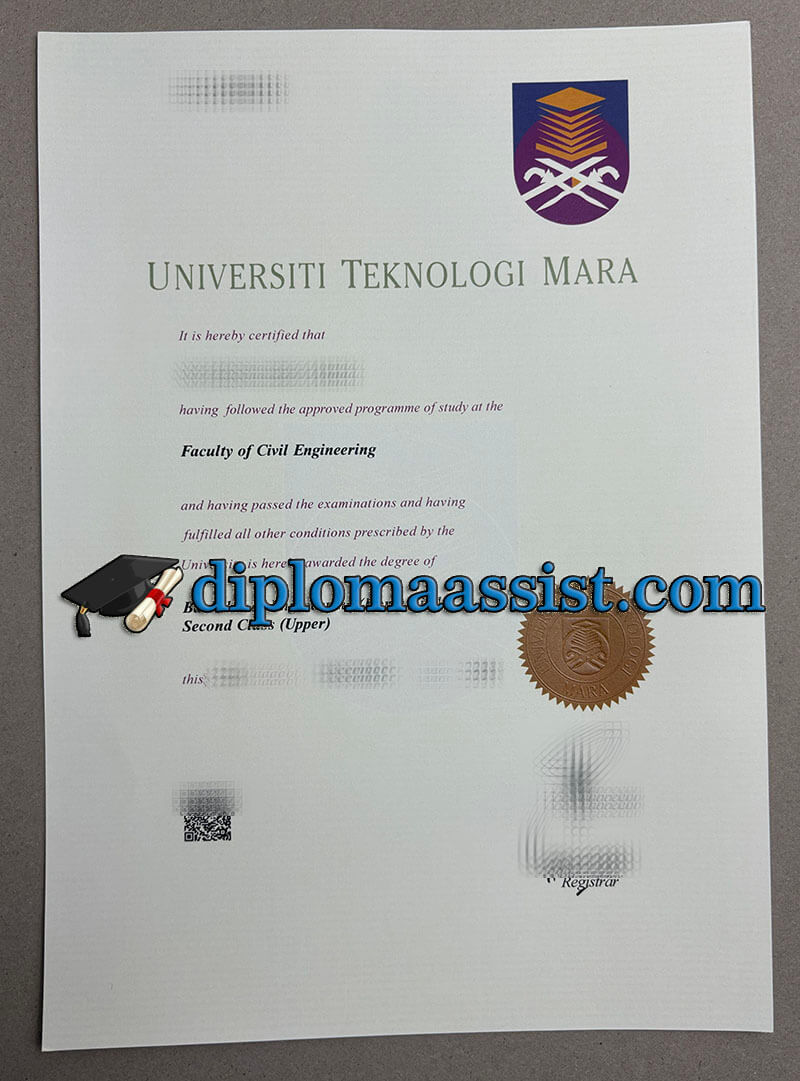 Buy Universiti Teknologi Mara diploma