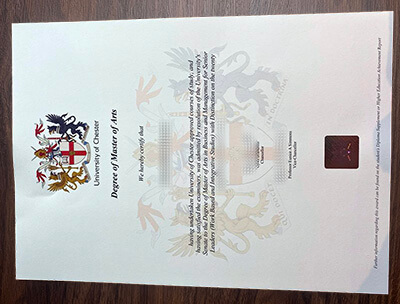 Buy University of Chester diploma