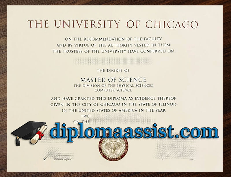 Order University of Chicago diploma