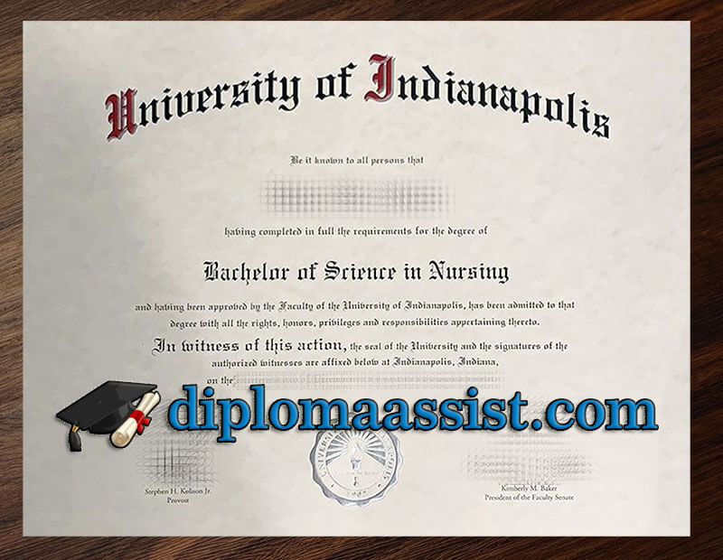 buy University of Indianapolis diploma
