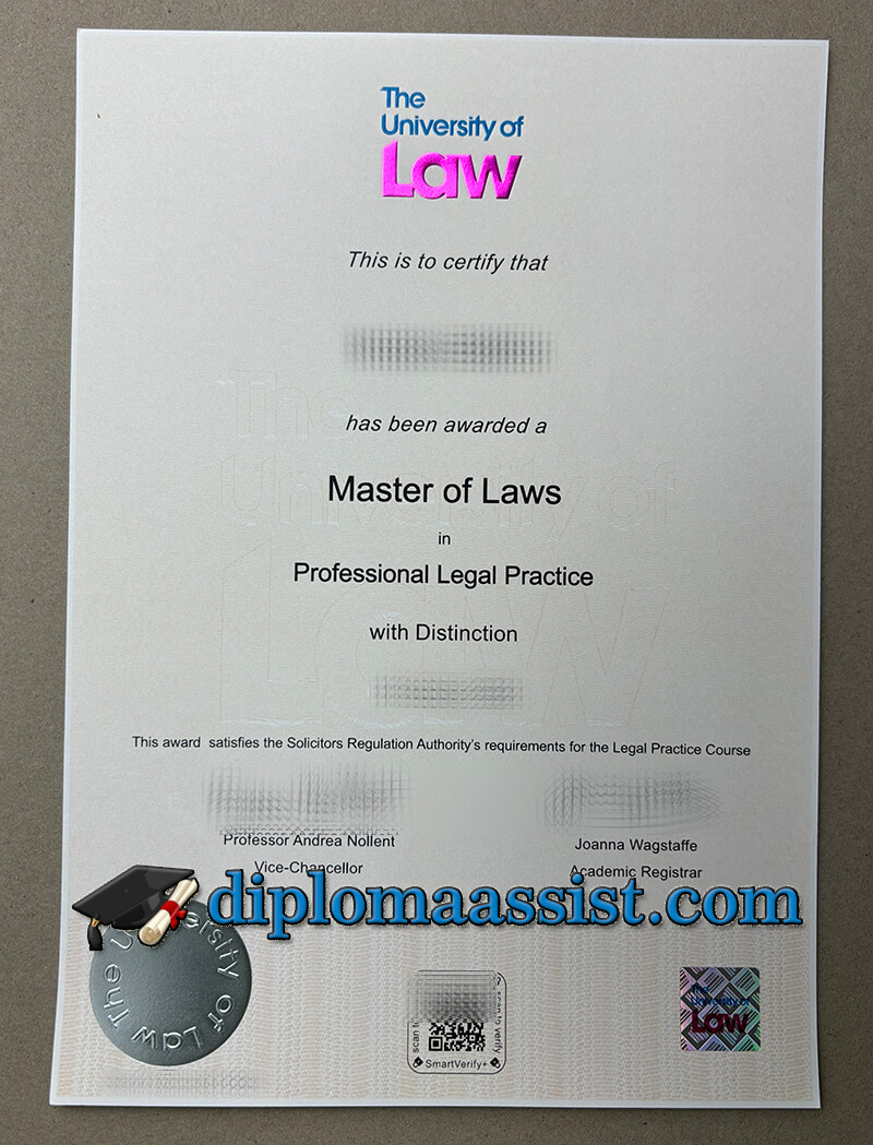 Buy University of Law diploma