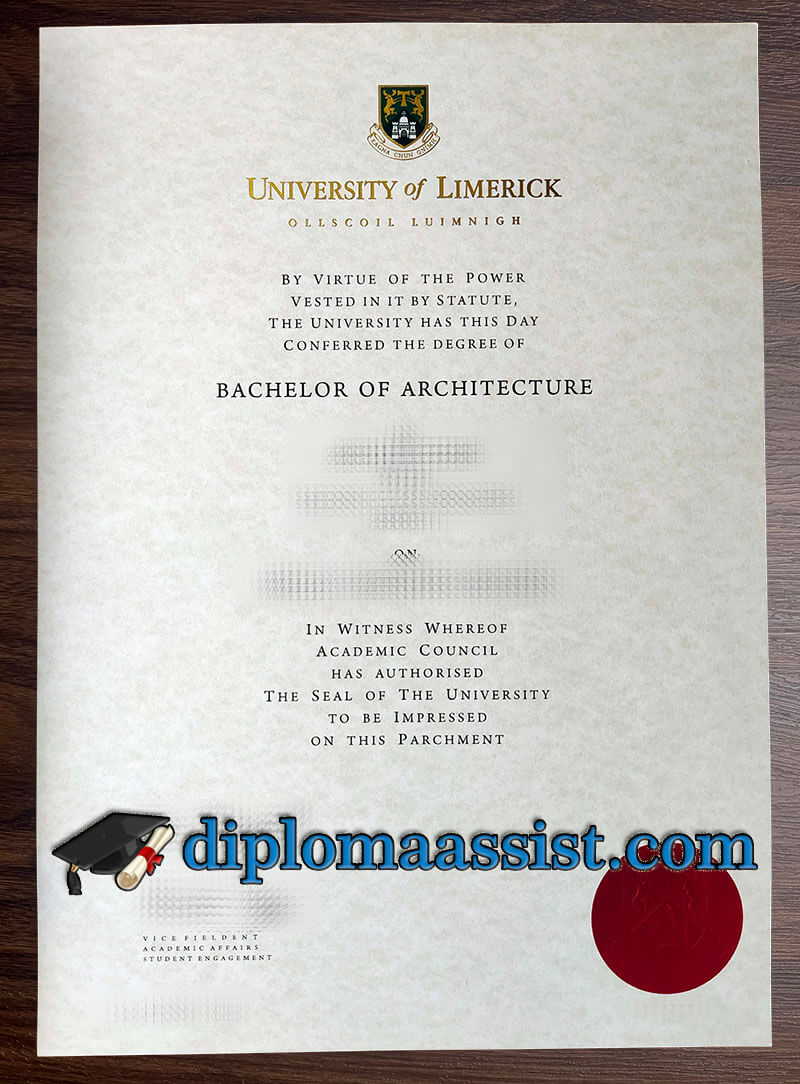 Buy University of Limerick diploma