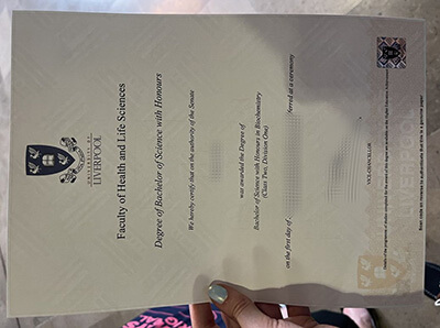 How much to order University of Liverpool degree?
