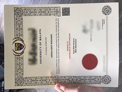 order University of Malaya diploma