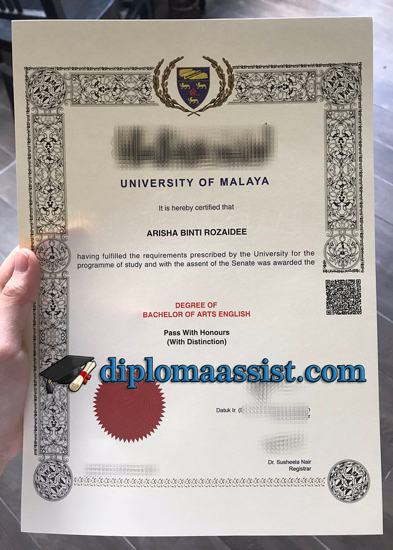 buy University of Malaya diploma