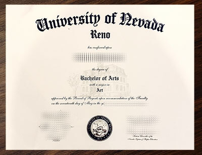 Order University of Nevada Reno diploma