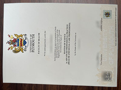 Buy University of Plymouth degree