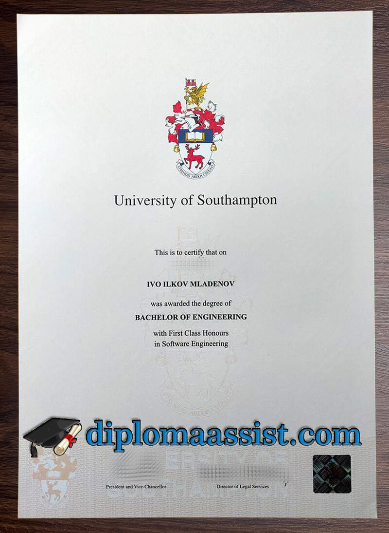 Buy University of Southampton diploma