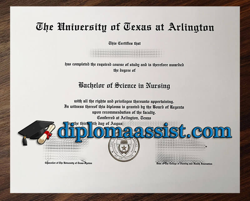 Buy University of Texas at Arlington diploma