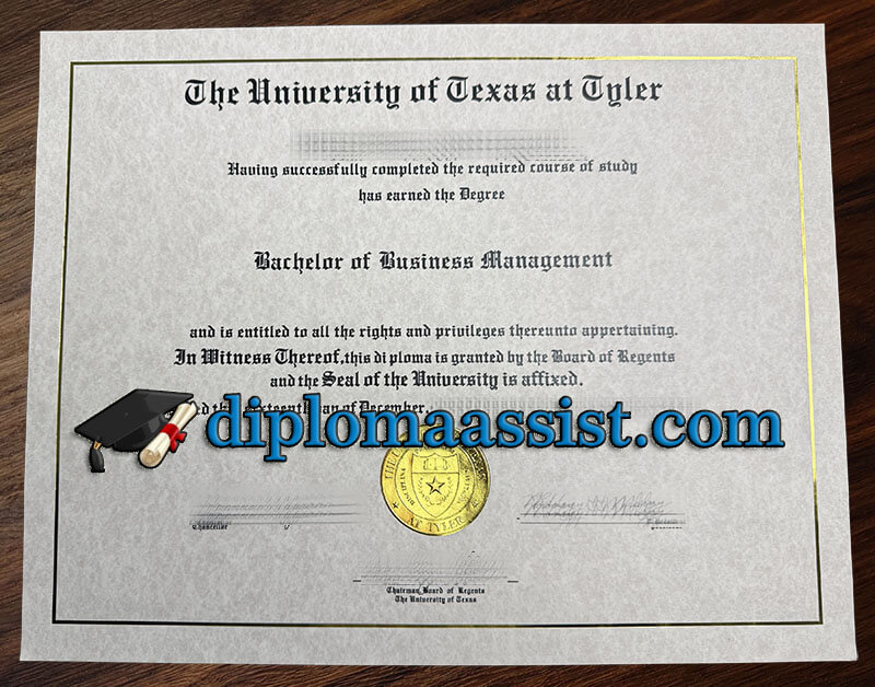 Buy University of Texas at Tyler diploma