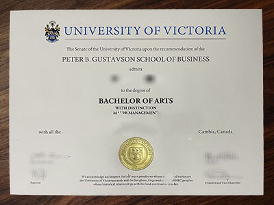 Make University of Victoria diploma