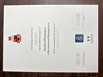 get University of Warwick diploma