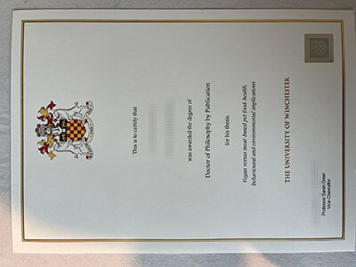 buy University of Winchester diploma