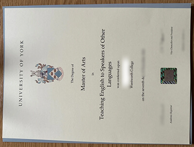 order University of York degree