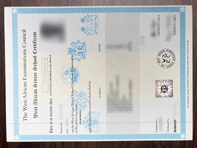WAEC certificate
