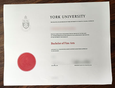 get York University diploma