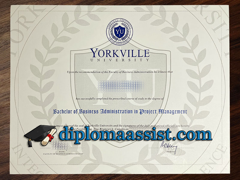 buy Yorkville University diploma