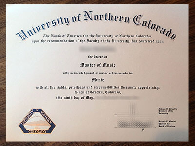 get University of Northern Colorado degree